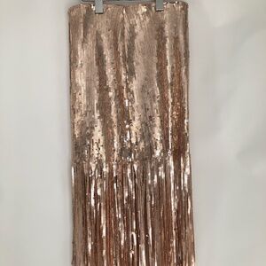 Hidden Label - Gold Sequence Skirt